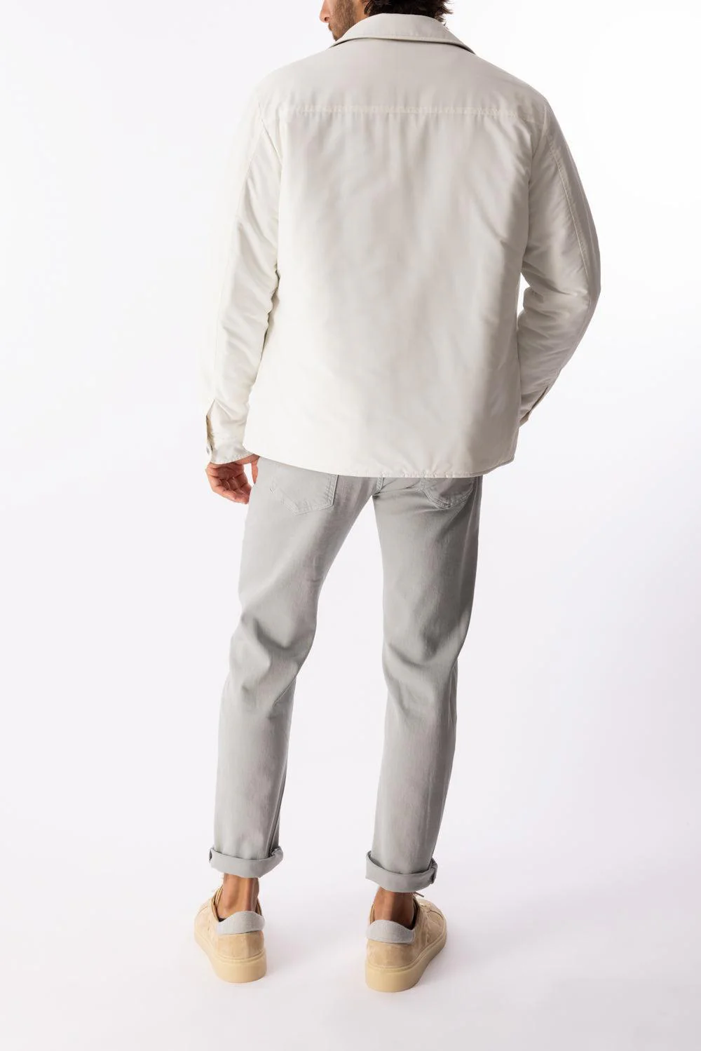 Button Up Jacket - Ivory - Image 4