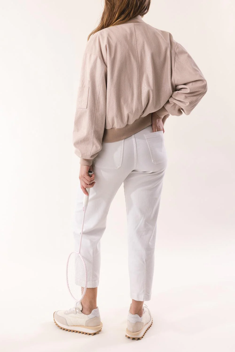 Bomber Jacket - Nude - Image 4
