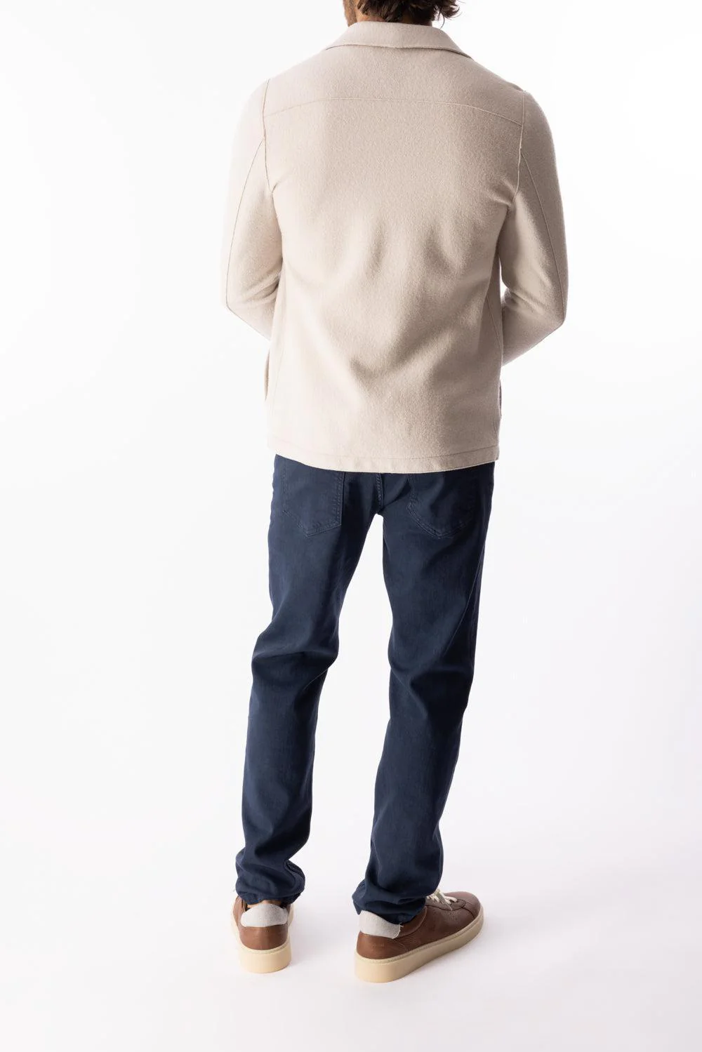 Four Pocket Shirt Jacket - Sand - Image 4