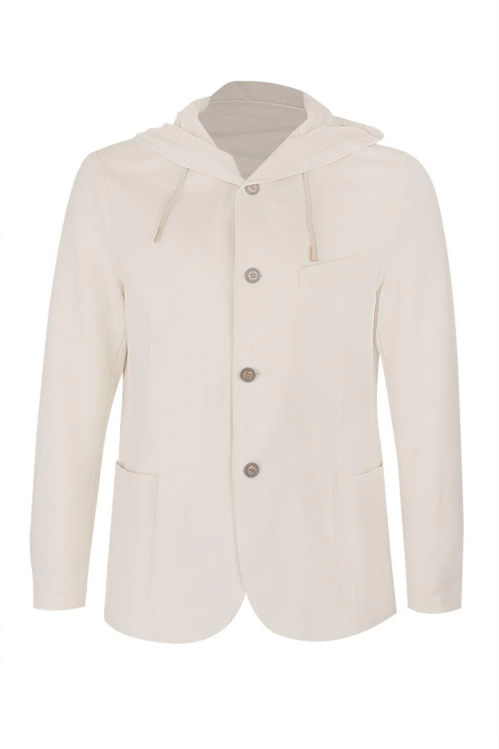 Hooded Blazer - Sand