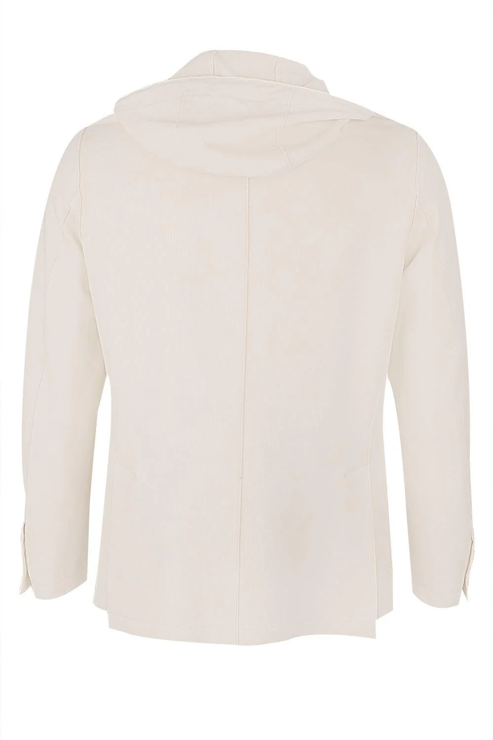Hooded Blazer - Sand - Image 5