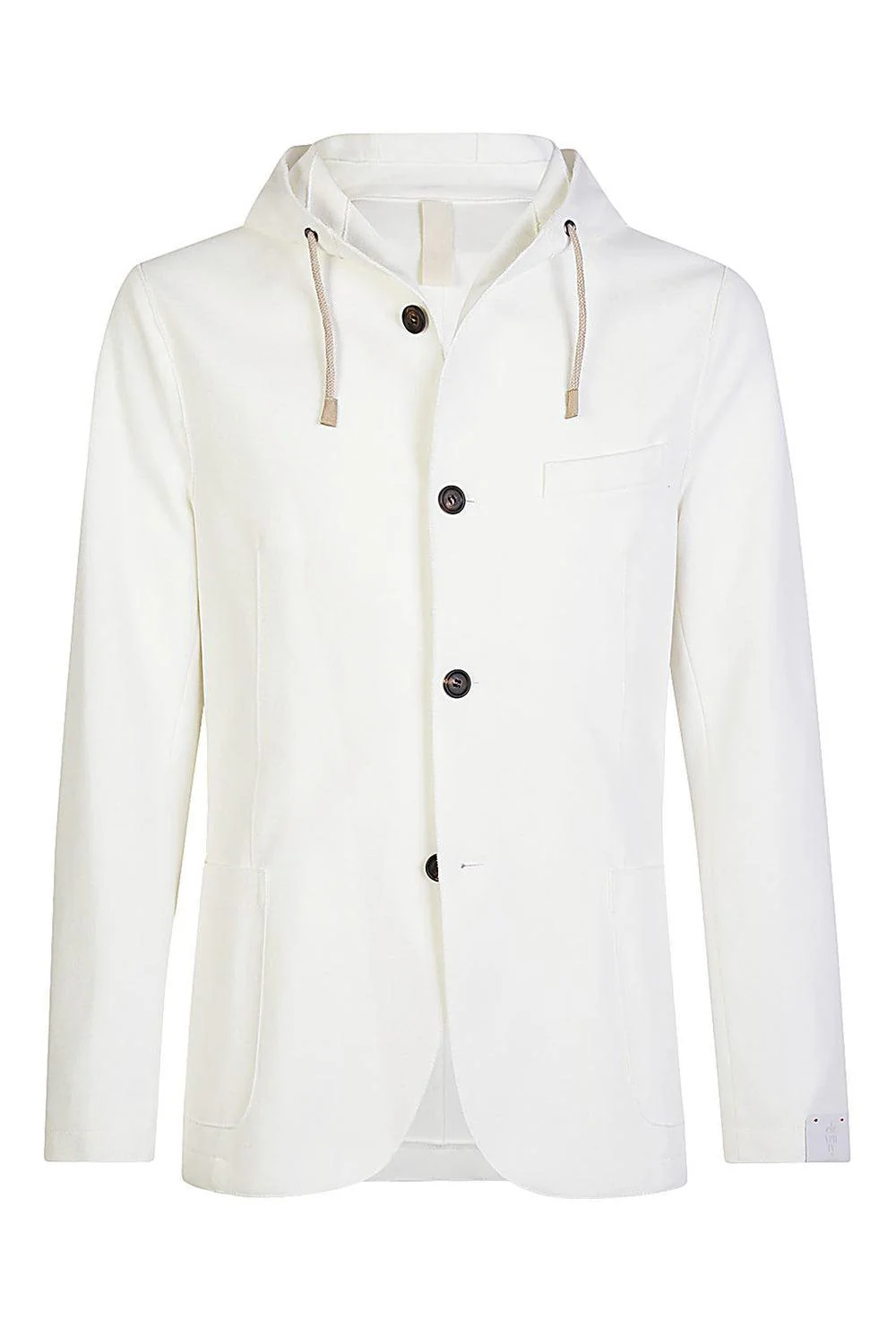Hooded Blazer - White