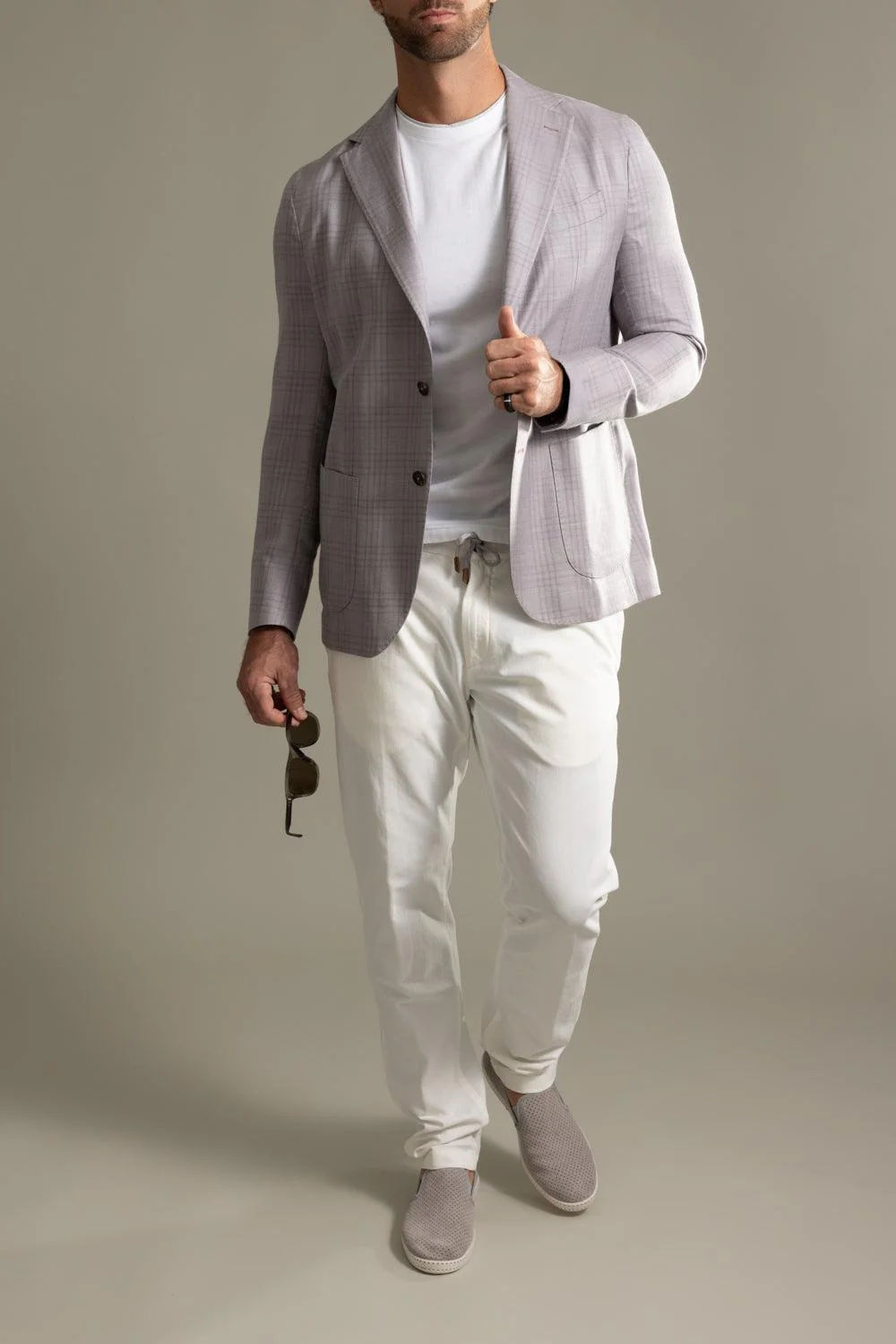 Jogger Pants - White - Image 2