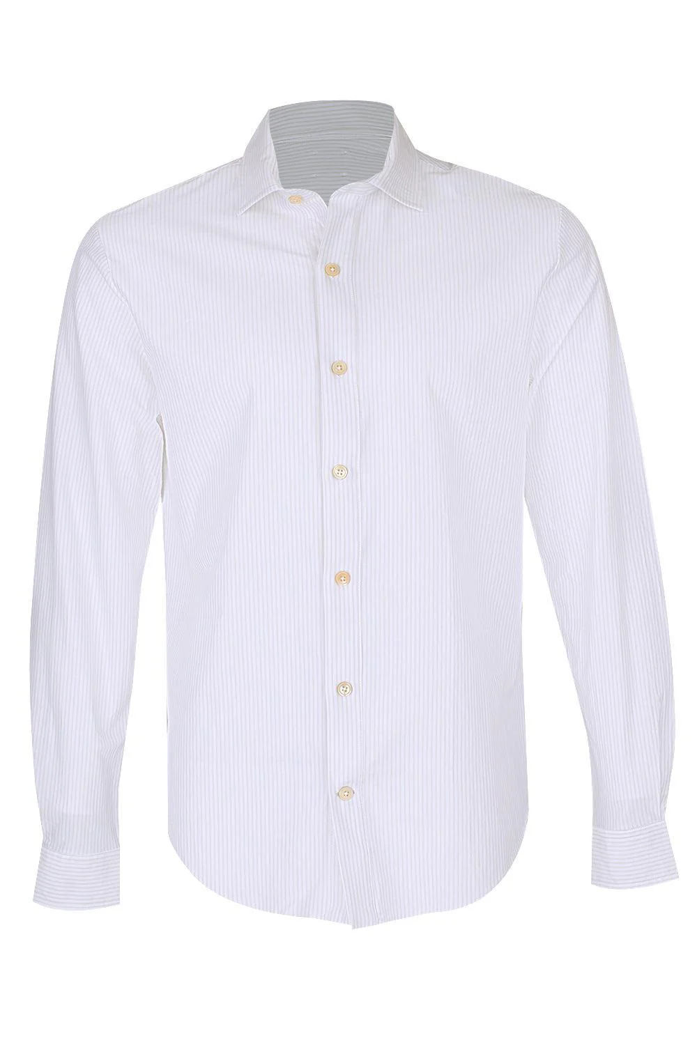 Long Sleeve Striped Shirt - Sand