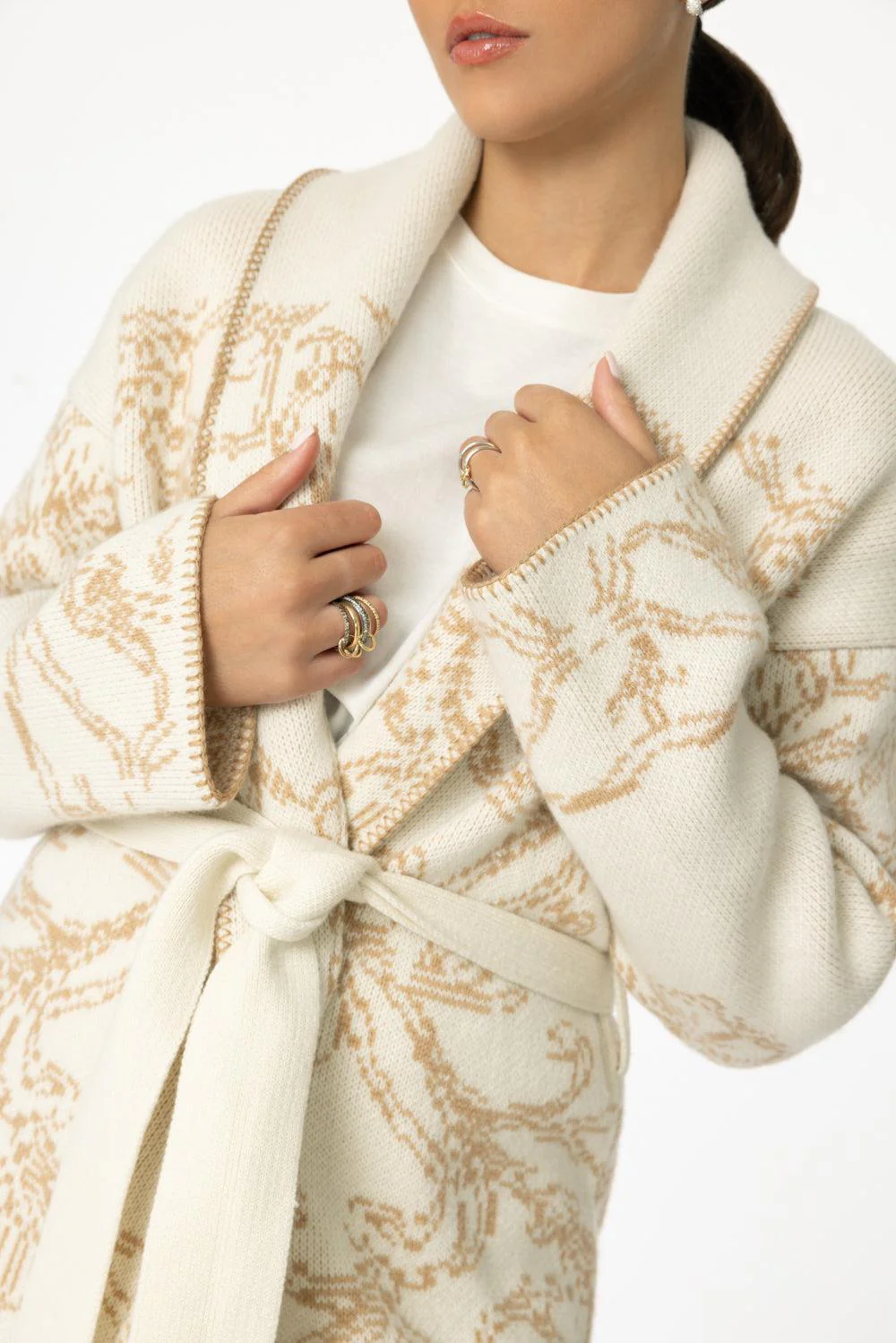 Long Wrap Cardigan - Image 4