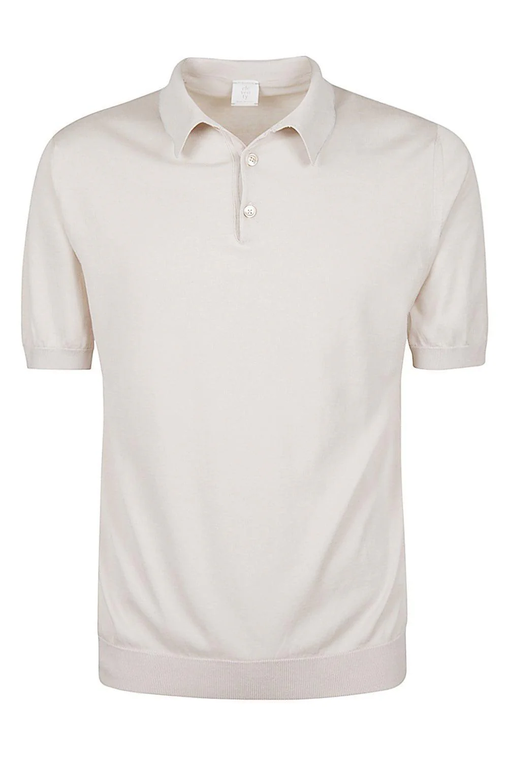 Short Sleeve Polo - Sand Gray White