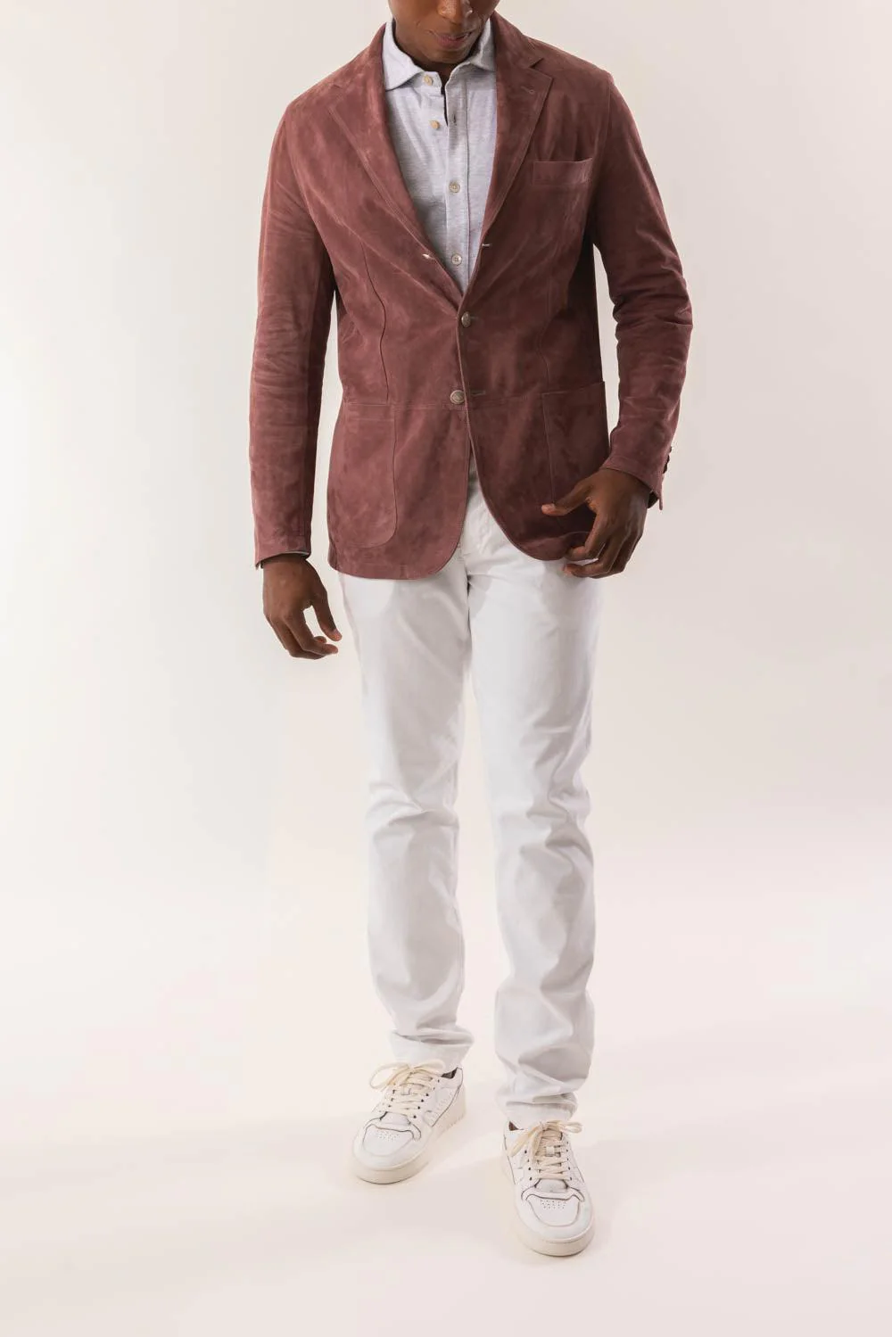 Single Breasted Blazer - Grape - Image 2
