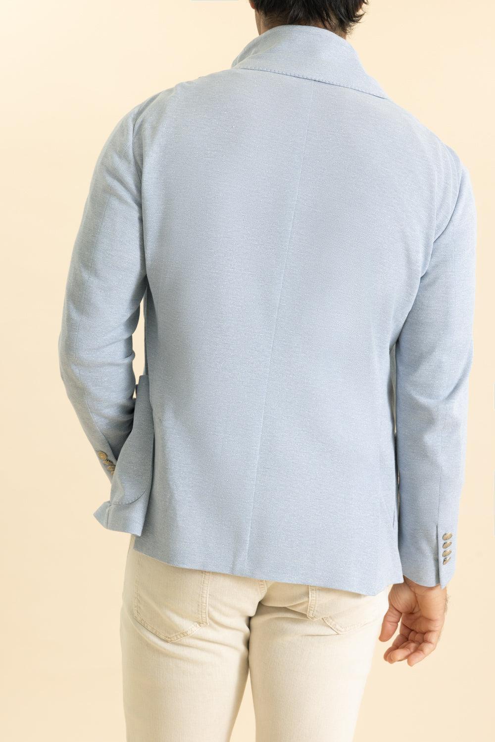 Single Breasted Collar Jacket - Denim - Image 4