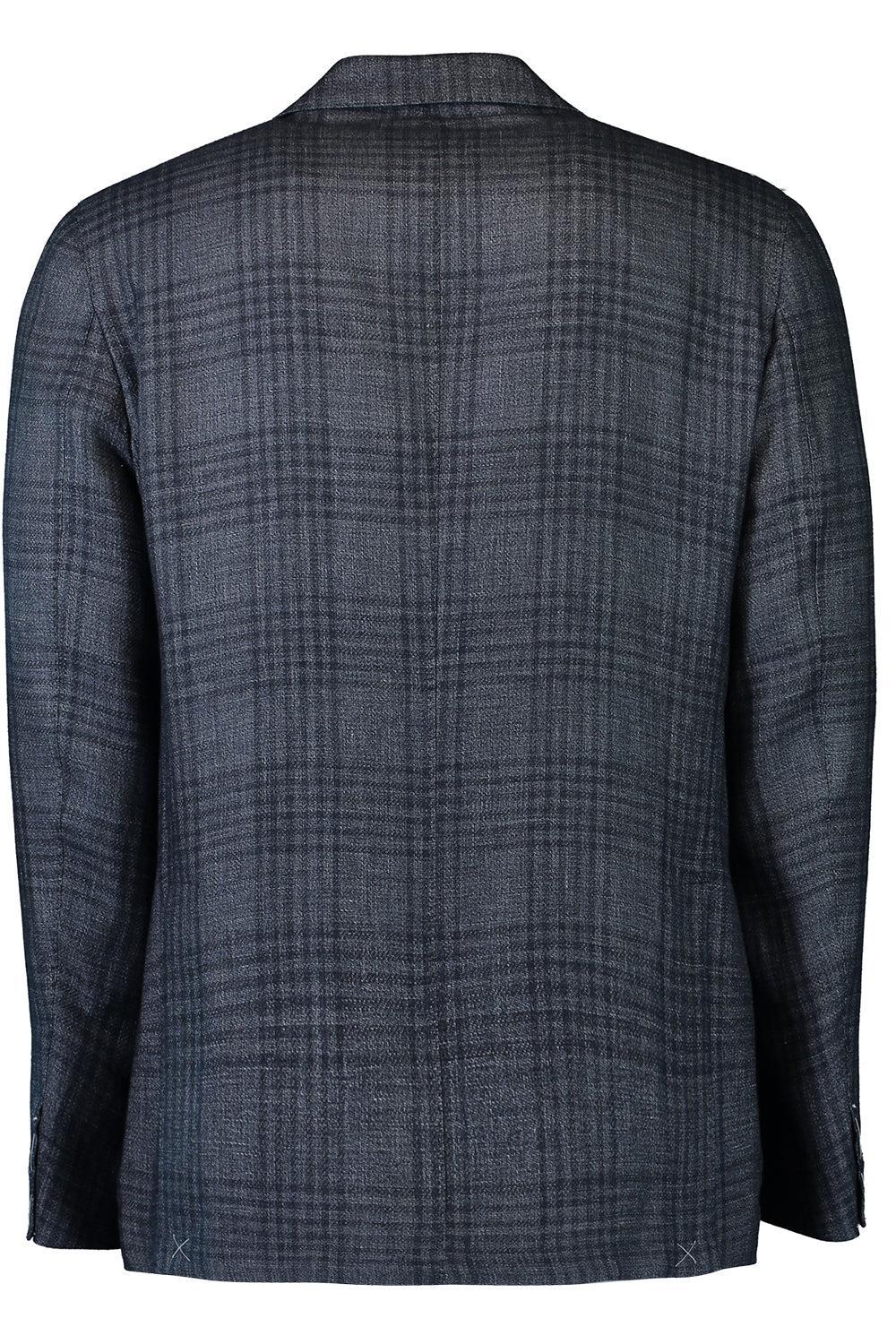 Single Breasted Soft Jacket - Blue - Image 2