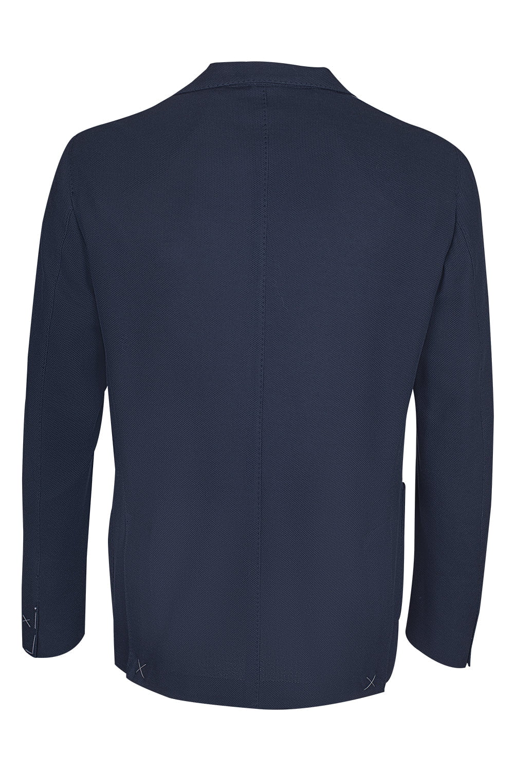 Single Breasted Soft Jacket - Blue - Image 5