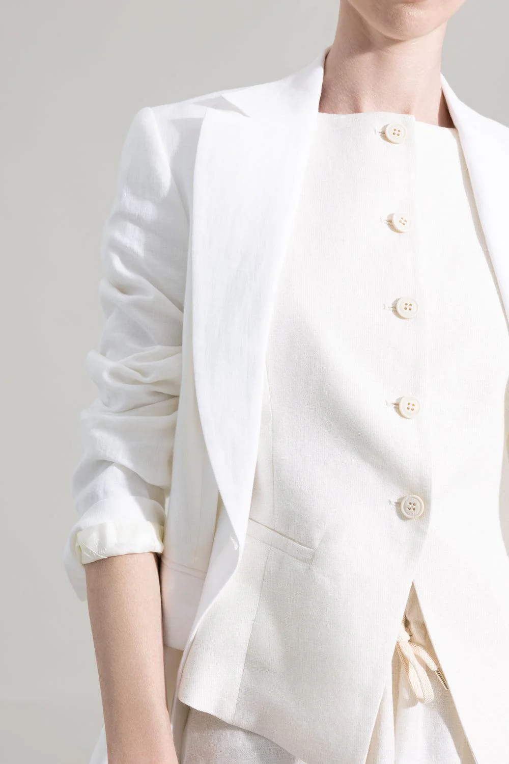 Single Breasted Two Button Blazer - Image 2