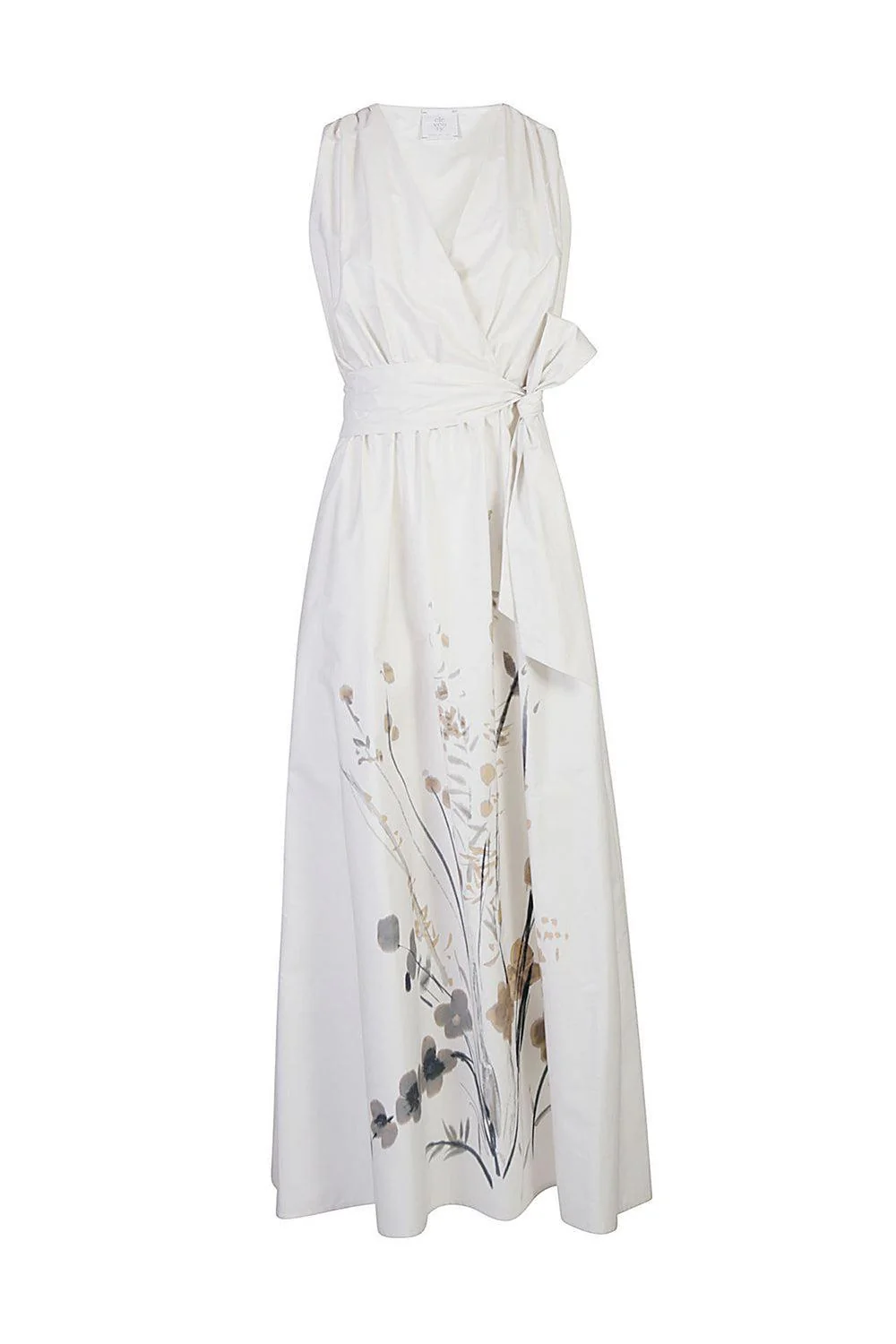 Sleeveless Tie Waist Dress