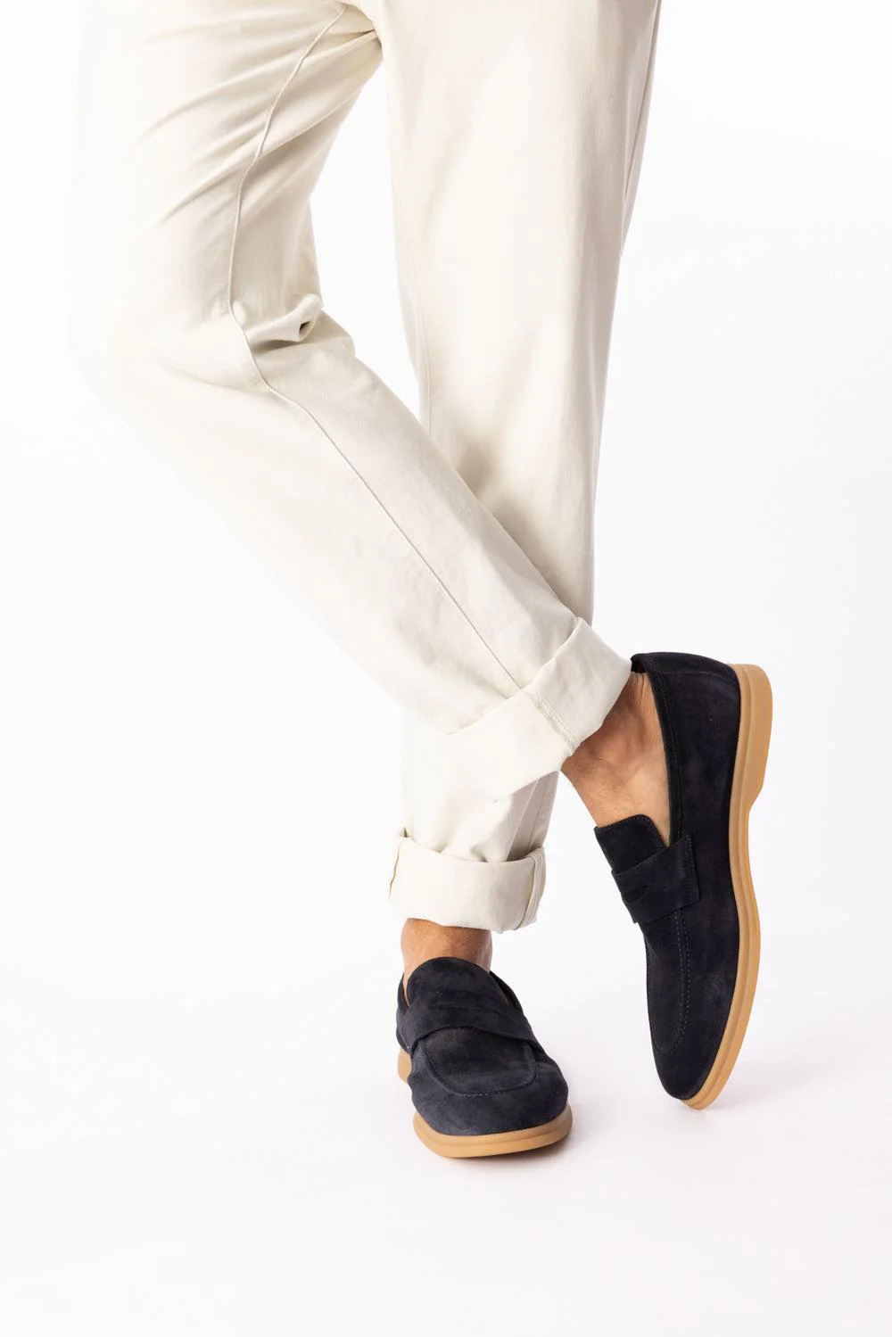 Suede Loafer - Blue - Image 3