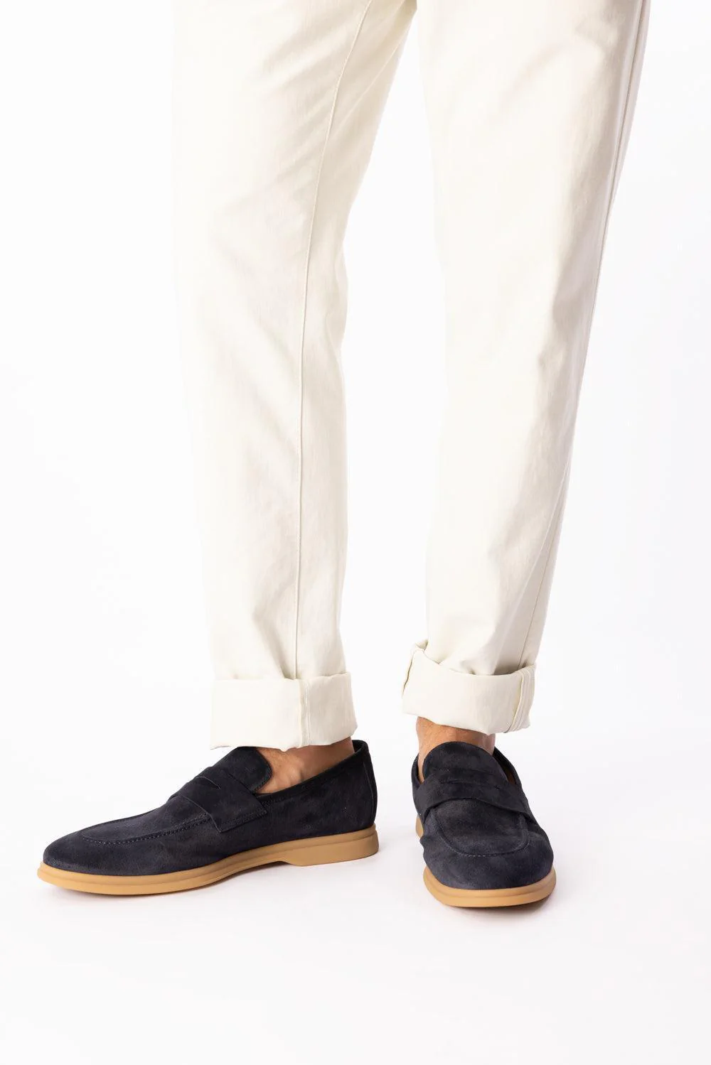 Suede Loafer - Blue - Image 4