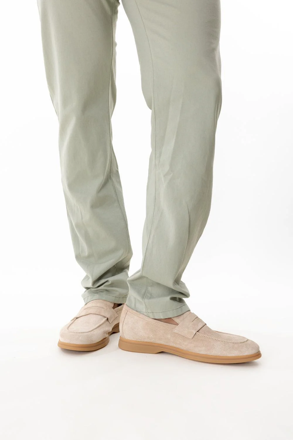 Suede Loafer - Taupe - Image 5