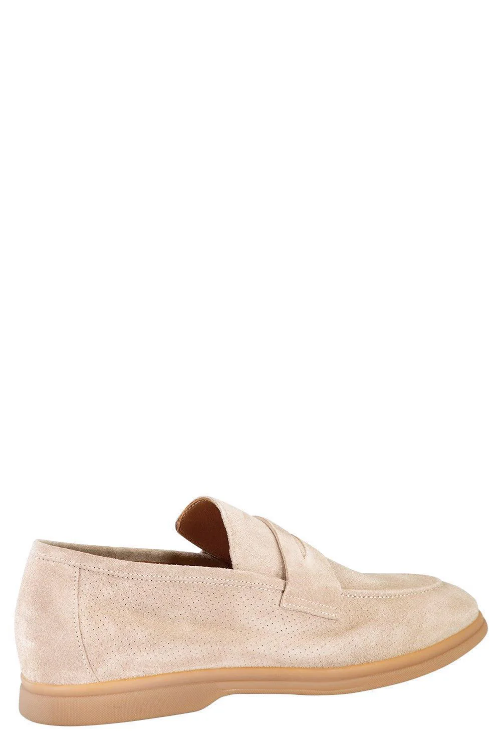 Suede Loafer - Taupe - Image 7