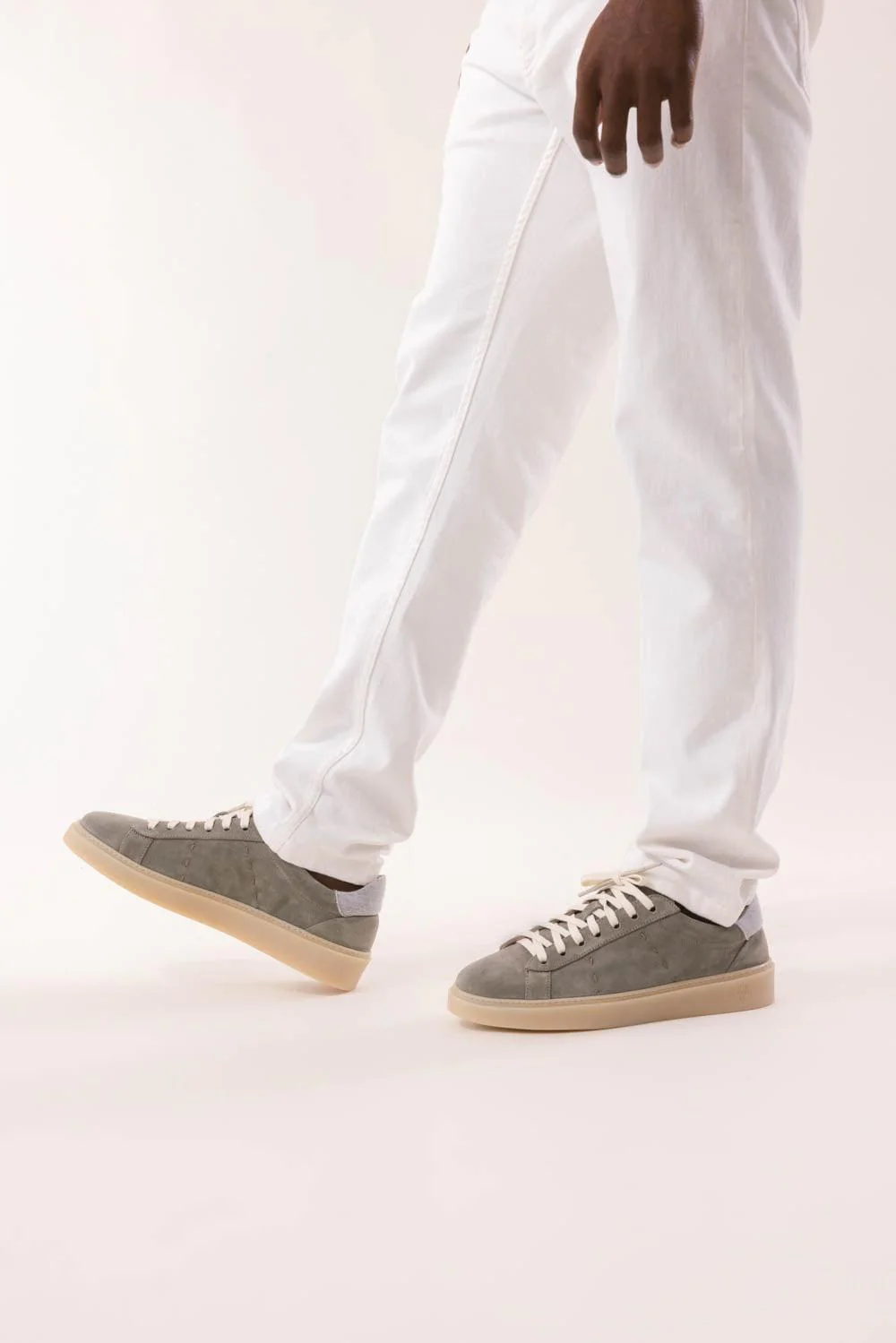 Suede Sneaker - Miltitary - Image 4