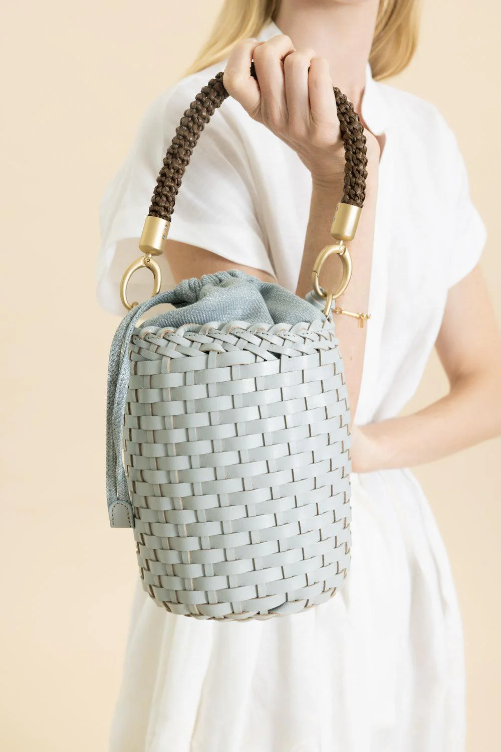 Top Handle Bucket Bag - Image 3