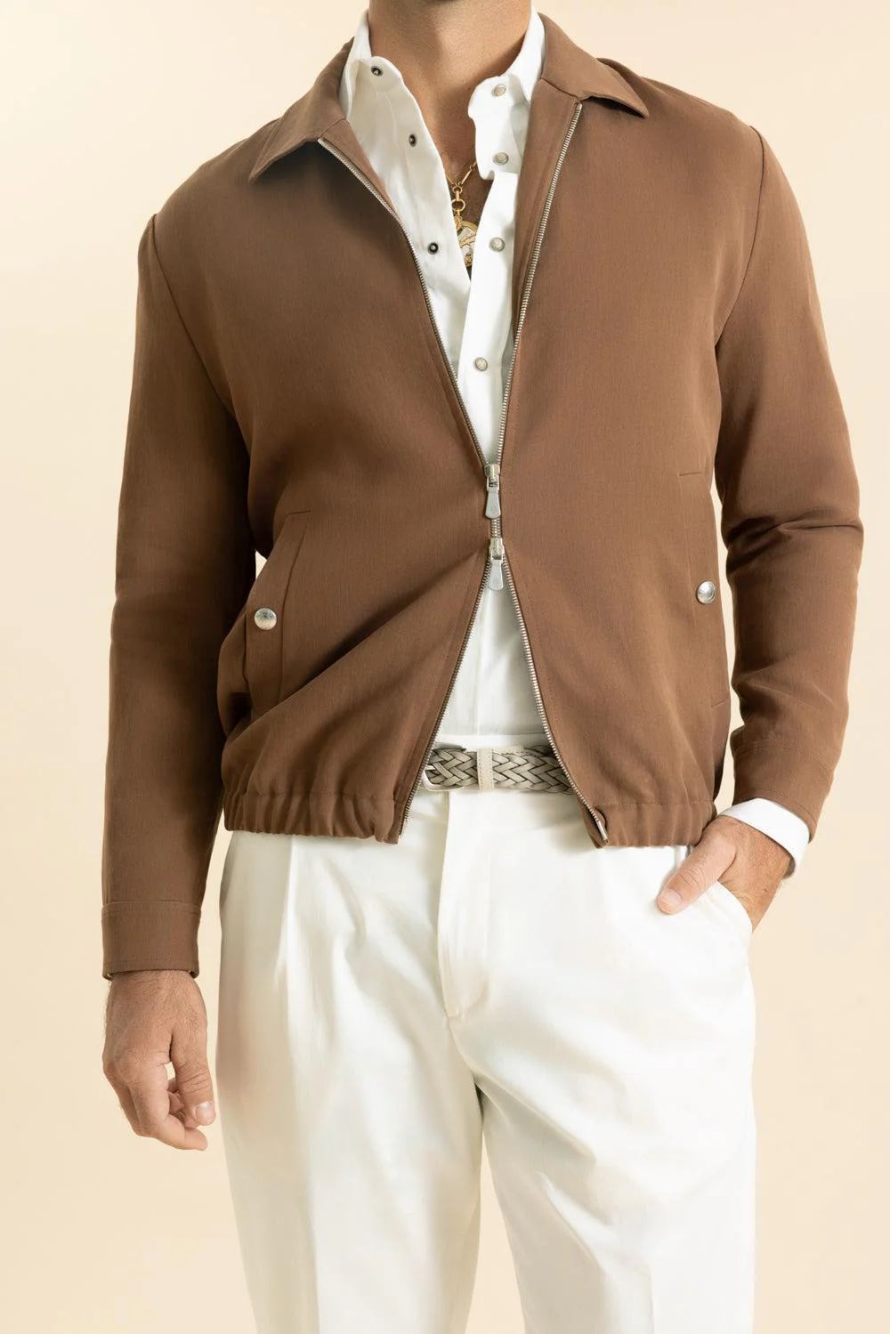 Zip Bomber Jacket - Image 3