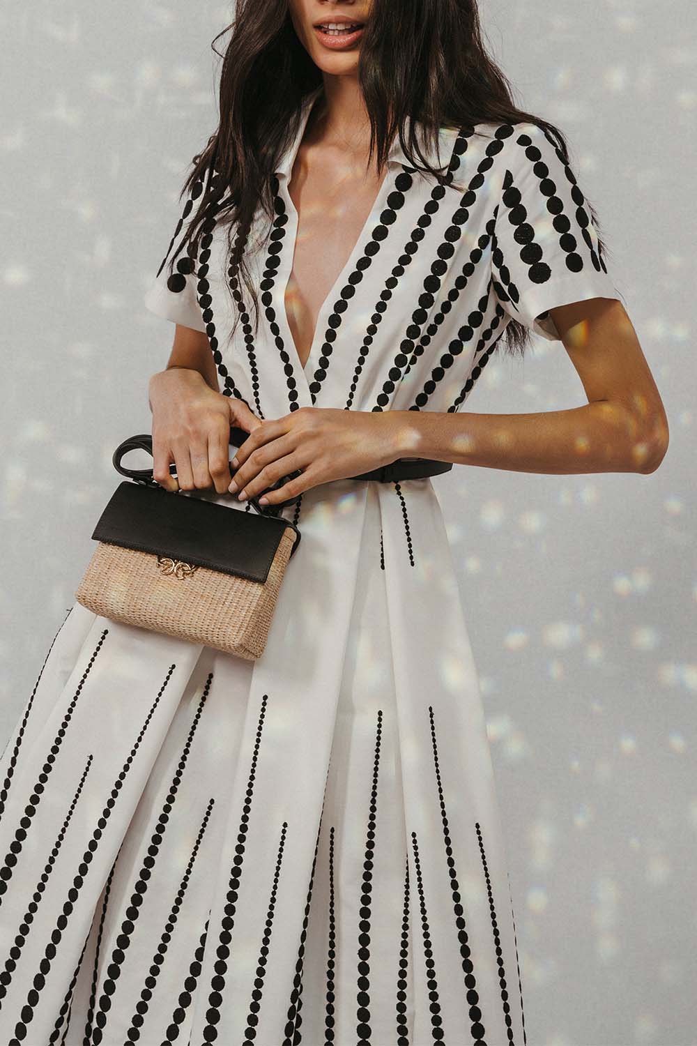 Embroidered Midi Dress - Image 3