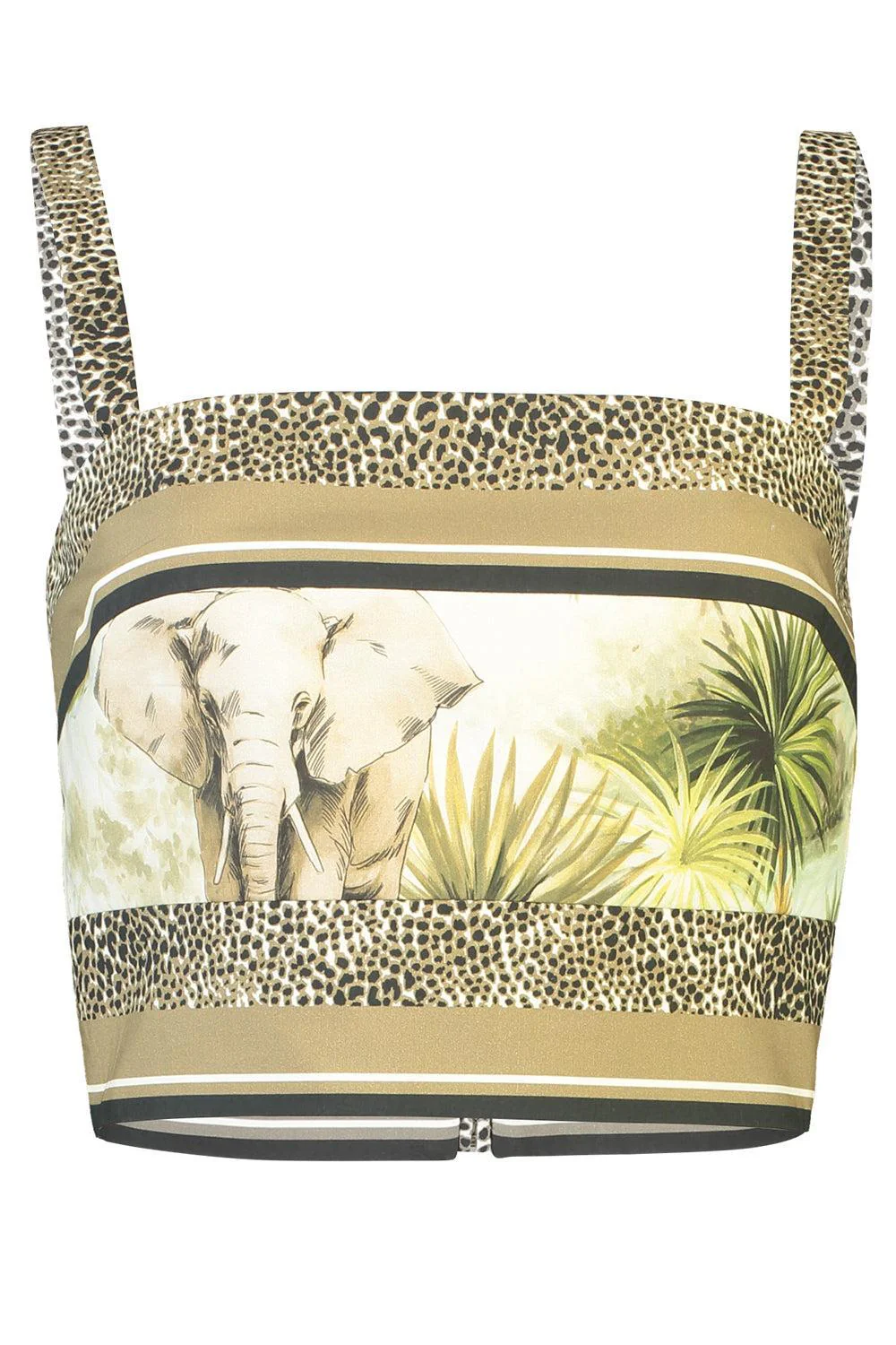Printed Cotton Crop Top
