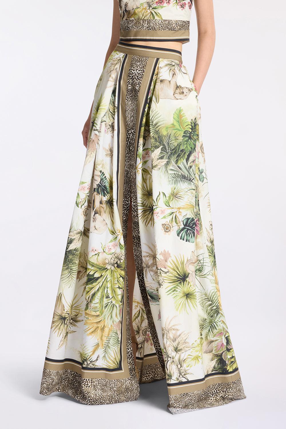 Printed Cotton Long Skirt - Image 4