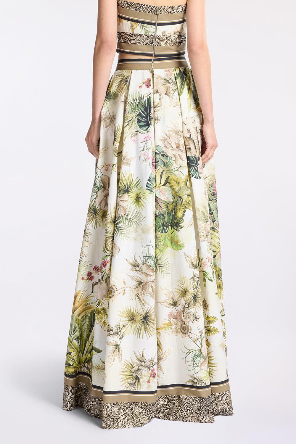 Printed Cotton Long Skirt - Image 5