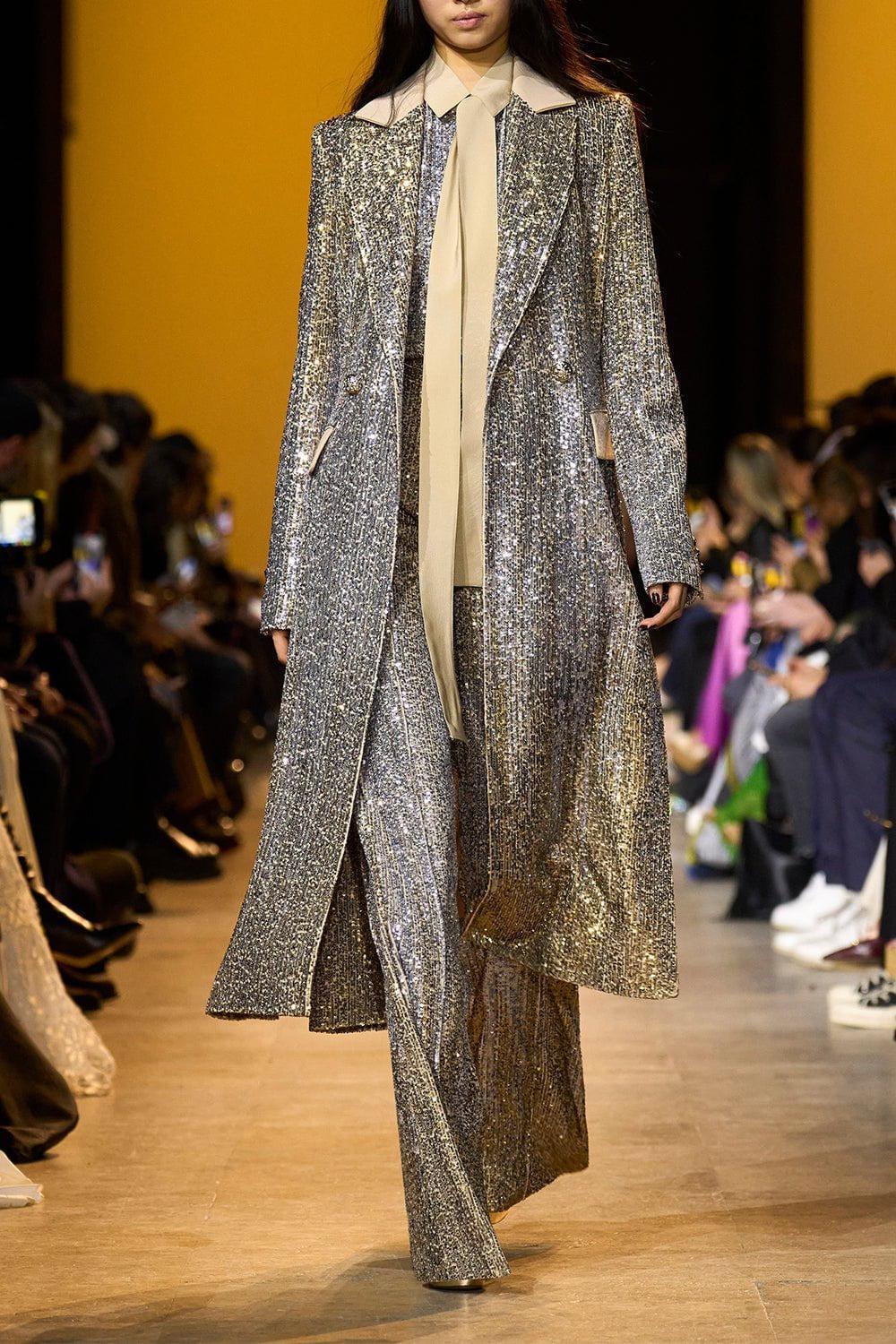 Sequin Embroidered Pants - Image 2