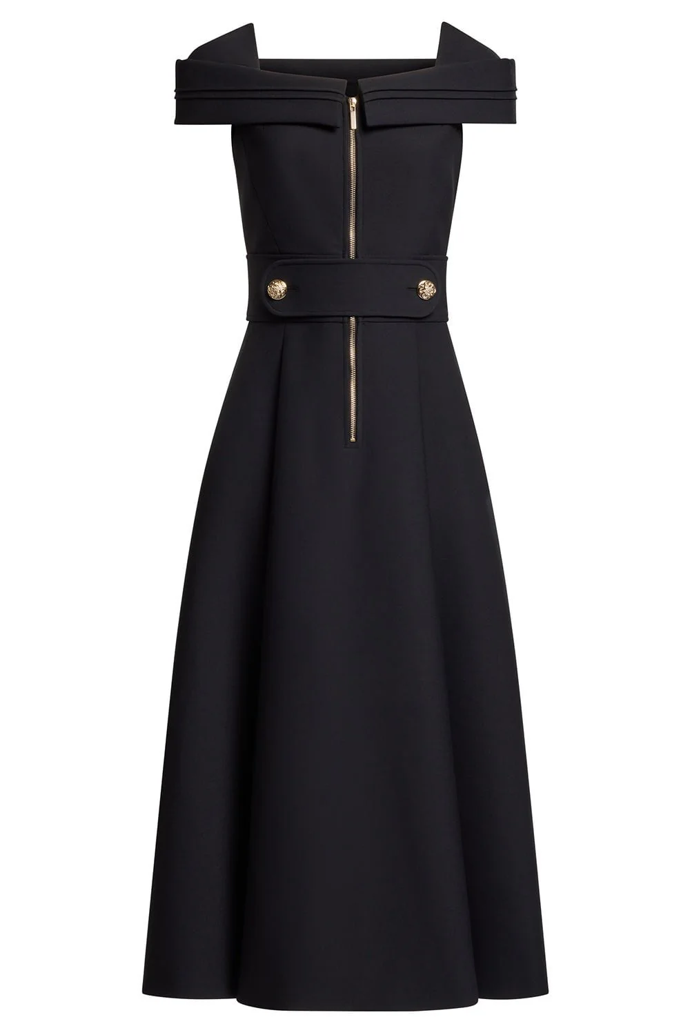 Structured Midi Dress
