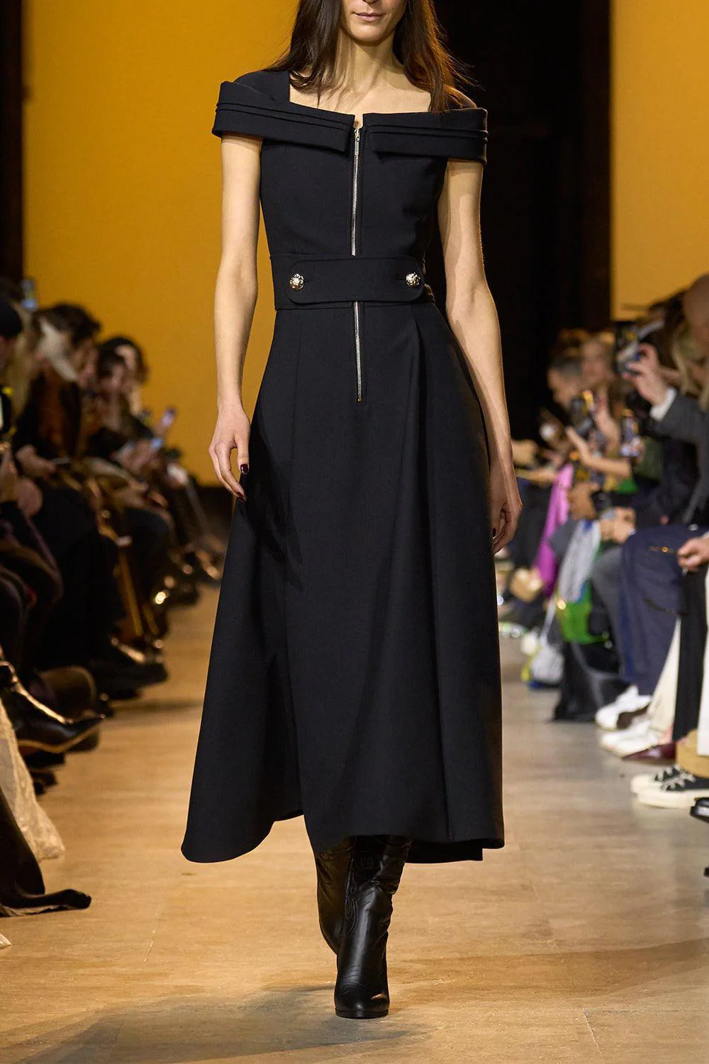 Structured Midi Dress - Image 2