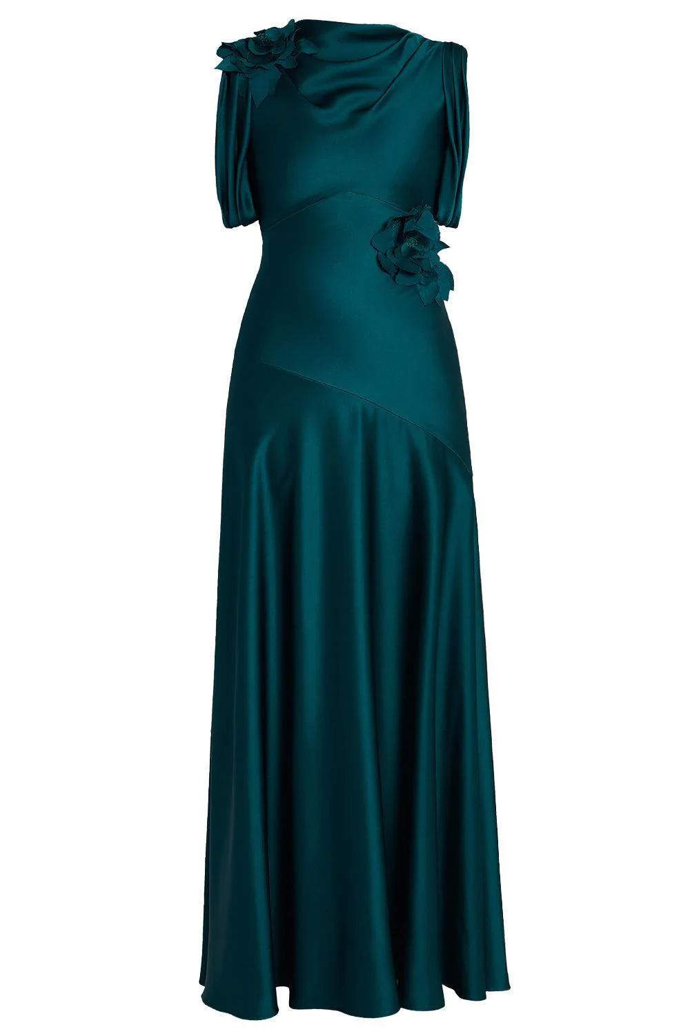 Emroidered Sleeveless Gown