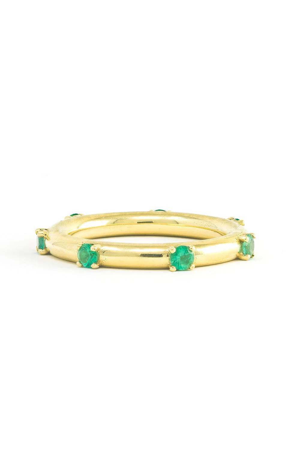 Emerald Polka Dot Ring