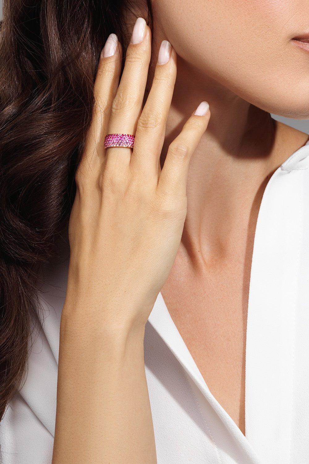 Baby Flamingo Ombre Cigar Ring - Image 2