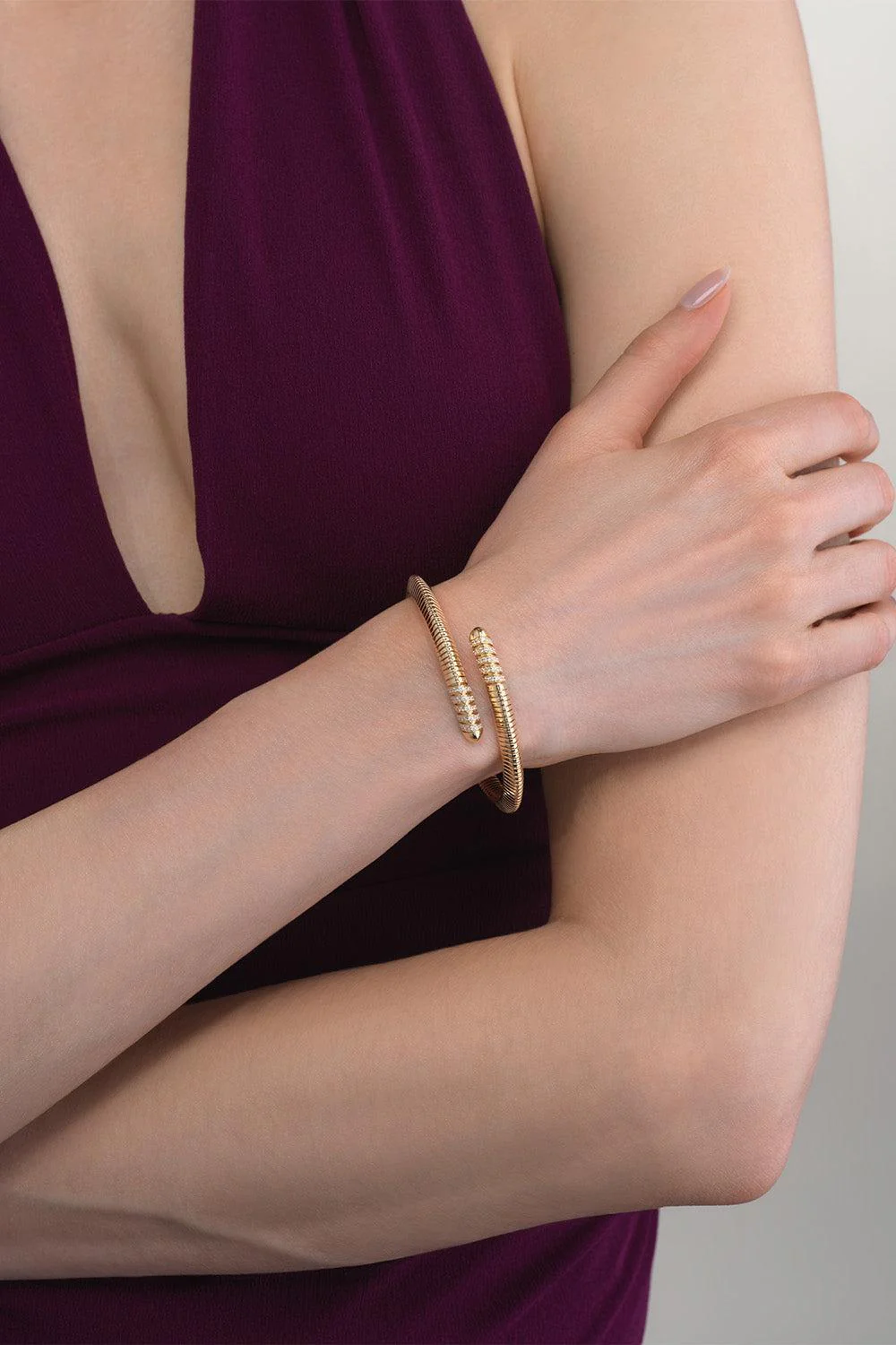 Diamond Tri Tubogas Bracelet - Image 2