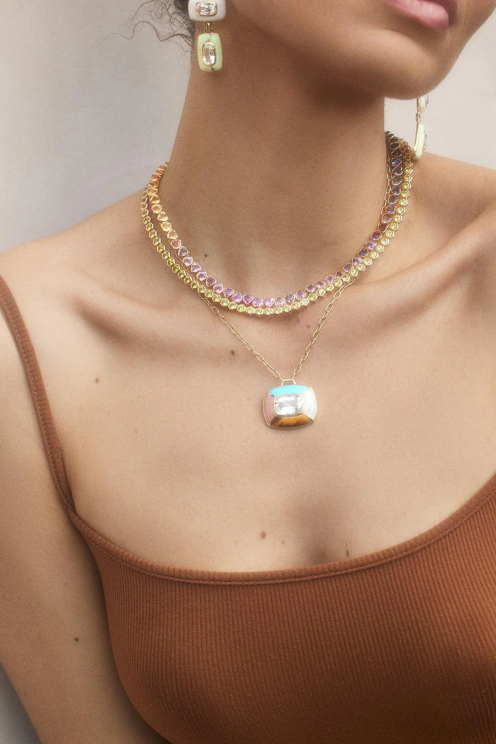 I Heart Rainbows Necklace - Image 3