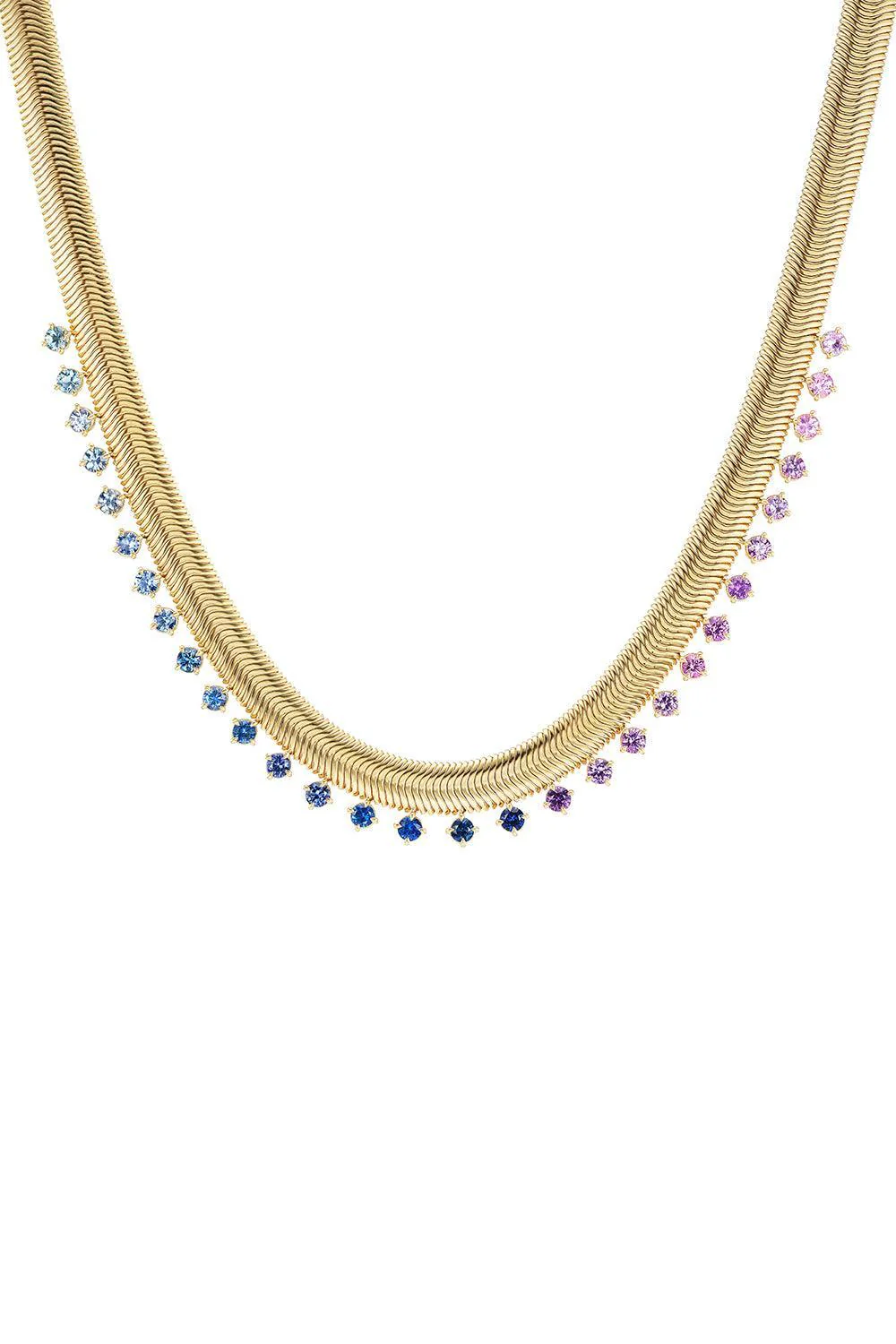 Ombre Snake Chain Necklace - Image 4