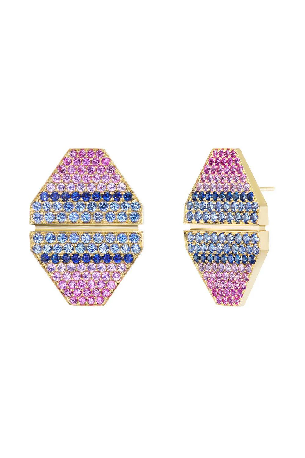 Sapphire Falcon Earrings