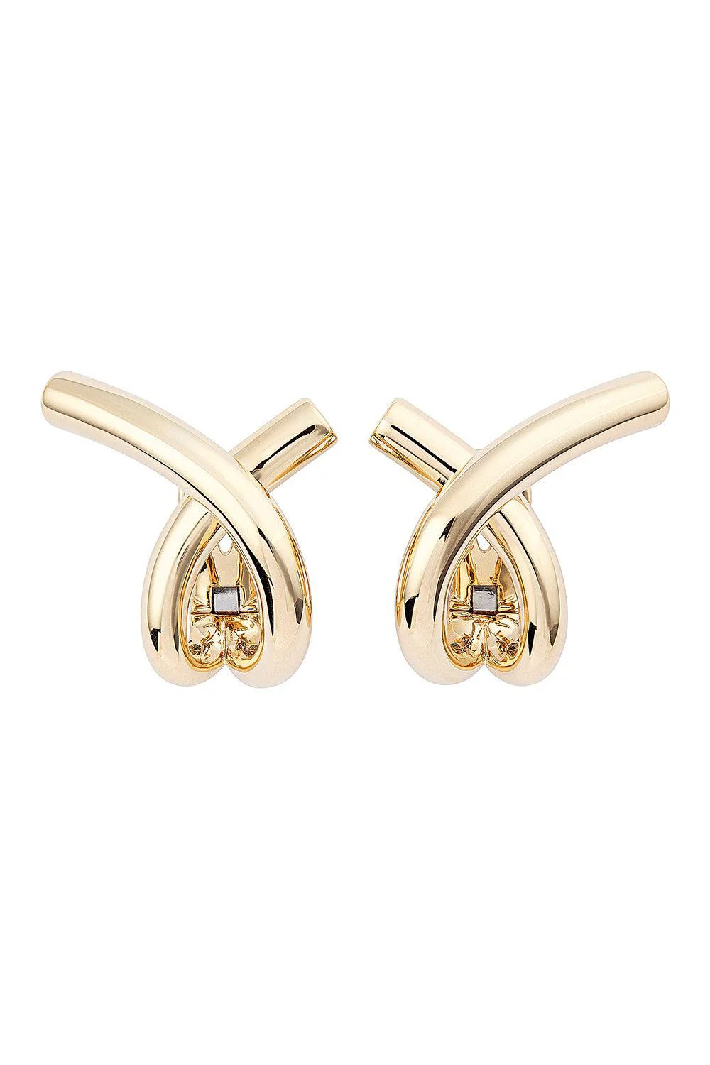 Big Cross Loop Earrings