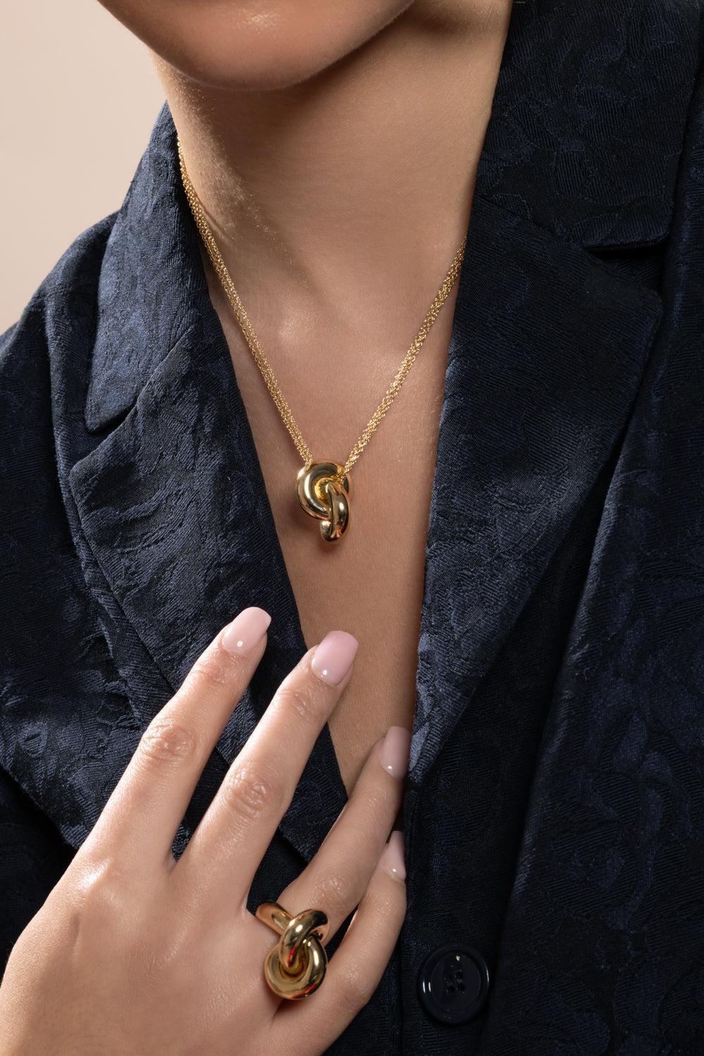 Big Legacy Knot Pendant Necklace - Image 2