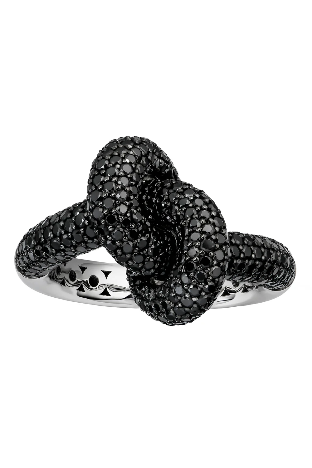 Black Diamond Medium Legacy Knot Ring