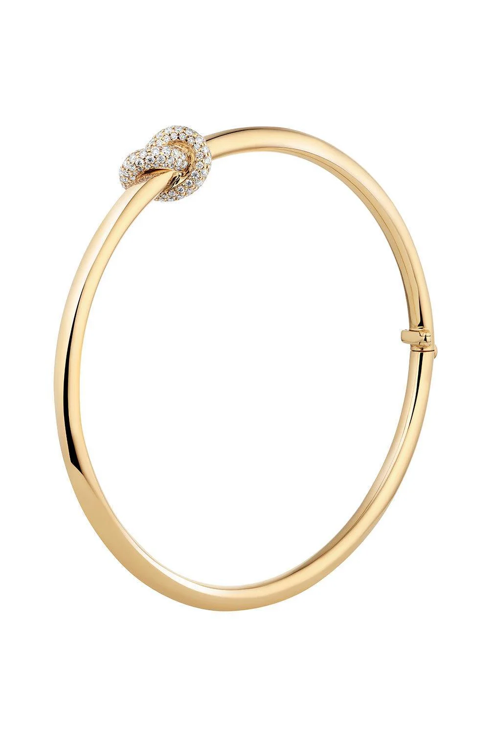 Diamond Large Legacy Knot Bandle Bracelet