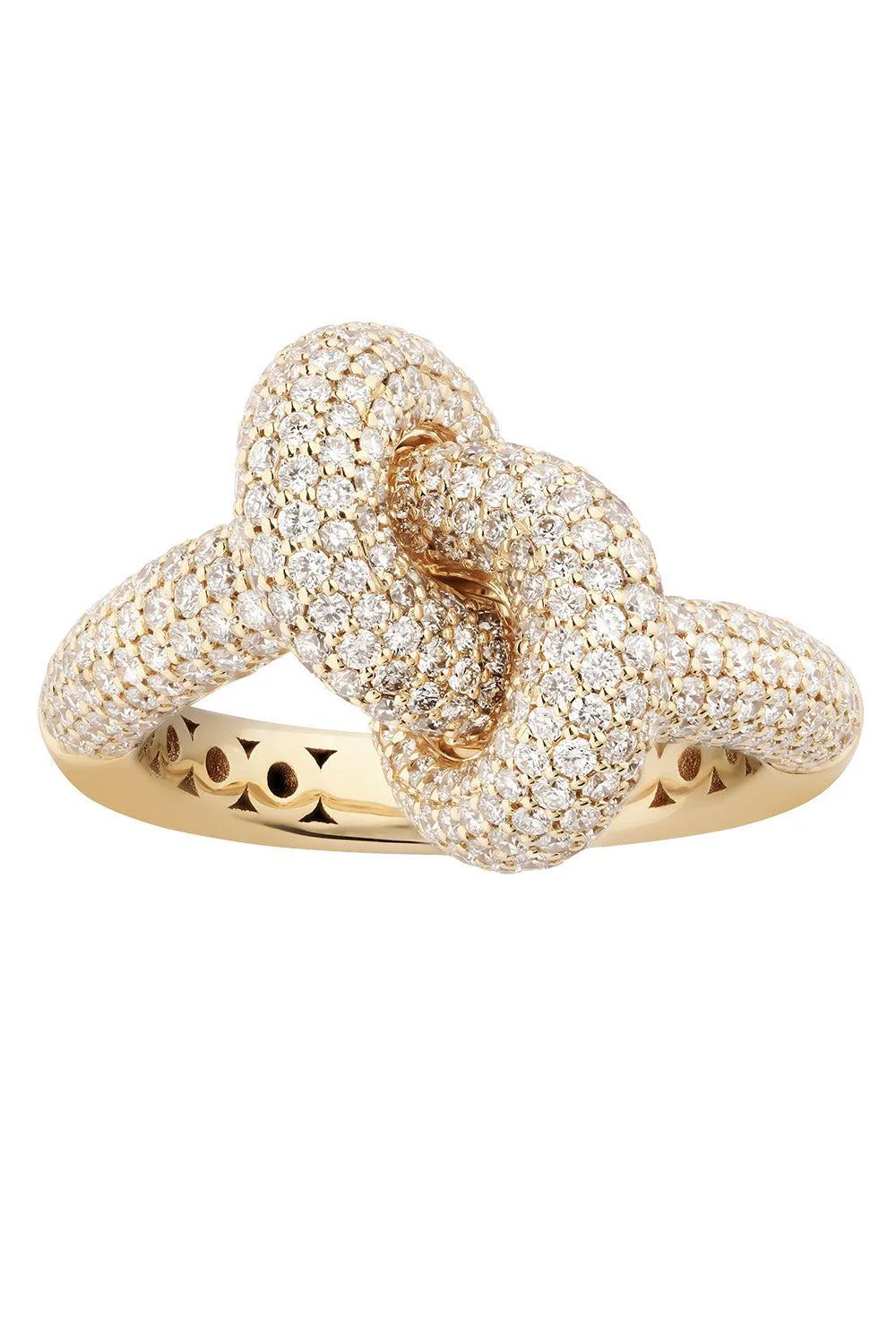 Diamond Pave Medium Legacy Knot Ring
