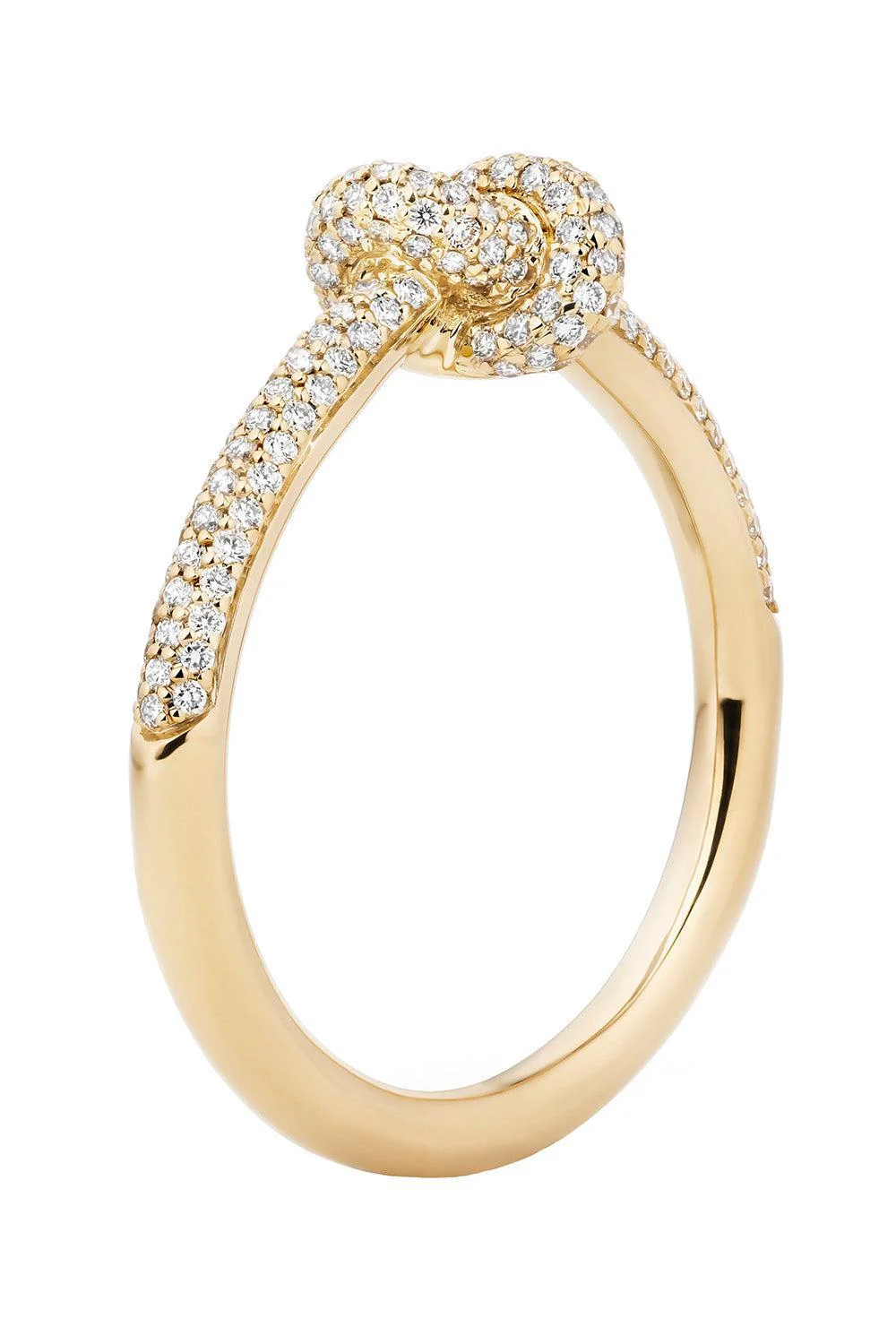 Diamond Pave Mini Legacy Knot Ring