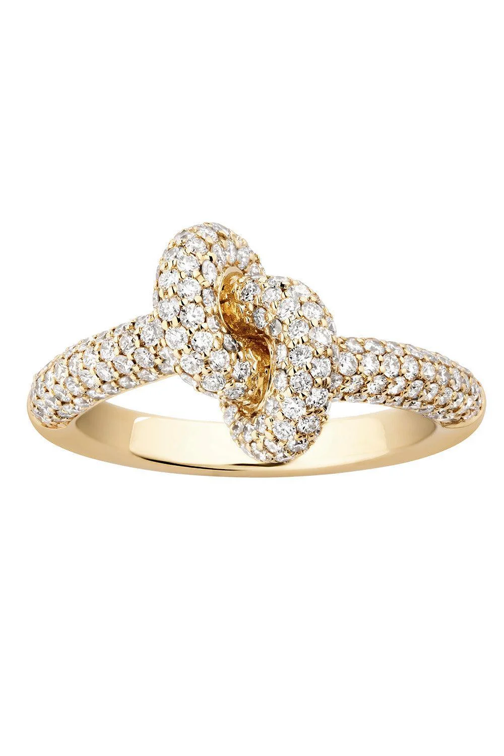 Diamond Pave Small Legacy Knot Ring