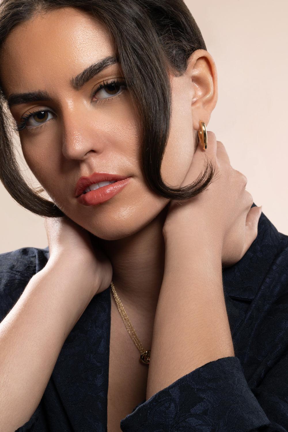 Medium Drop Link Earrings - Image 3