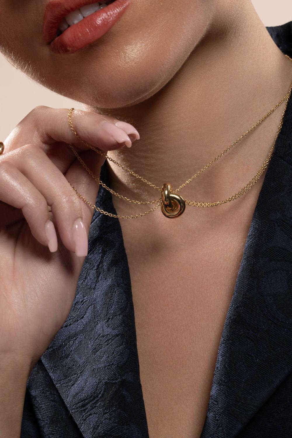 Medium Legacy Knot Pendant Necklace - Image 2