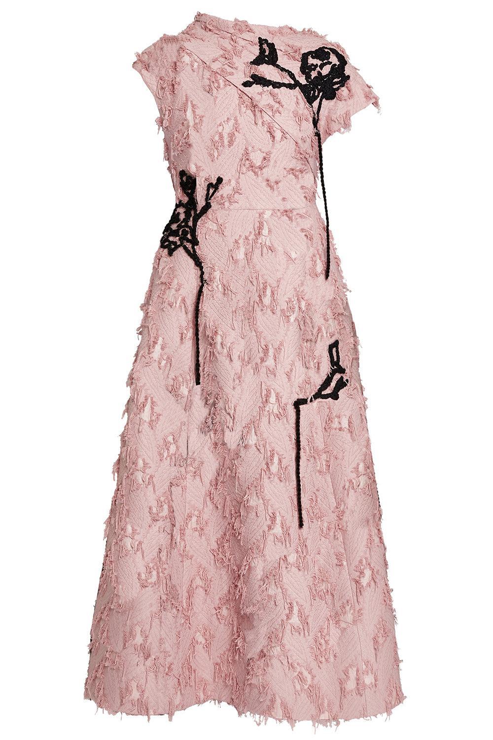 Asymmetric Fringe Dress