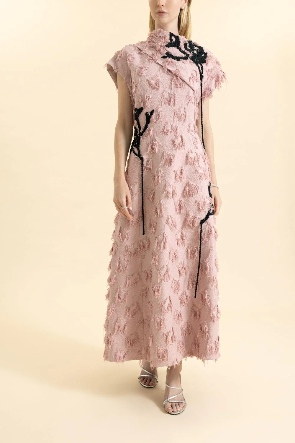 Asymmetric Fringe Dress - Image 2