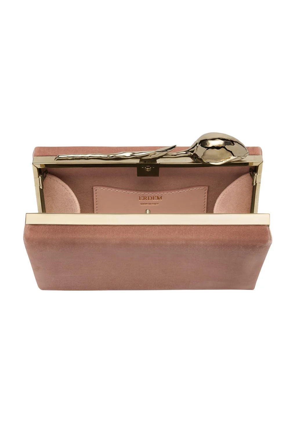 Bloom Clutch - Powder Pink Velvet - Image 5