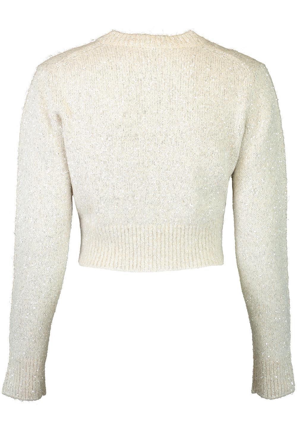 Cropped Jeweled Cardigan - Image 5